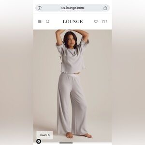 Lounge Soft Waffle Matching Pajama Set